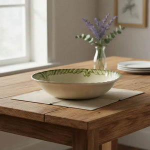 Bowl Melamina Desenho Corda Classica Verde 19x19x5cm