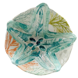 Bowl Melamina Desenho Estrela do Mar Corall 17,8x17,8x7,6cm