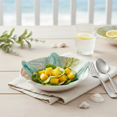 Bowl Melamina Desenho Estrela do Mar Corall 17,8x17,8x7,6cm