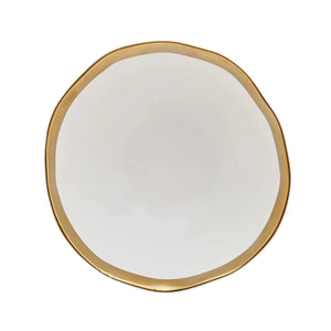 Bowl Porcelana Dubai Branco/Dourado 15x6cm