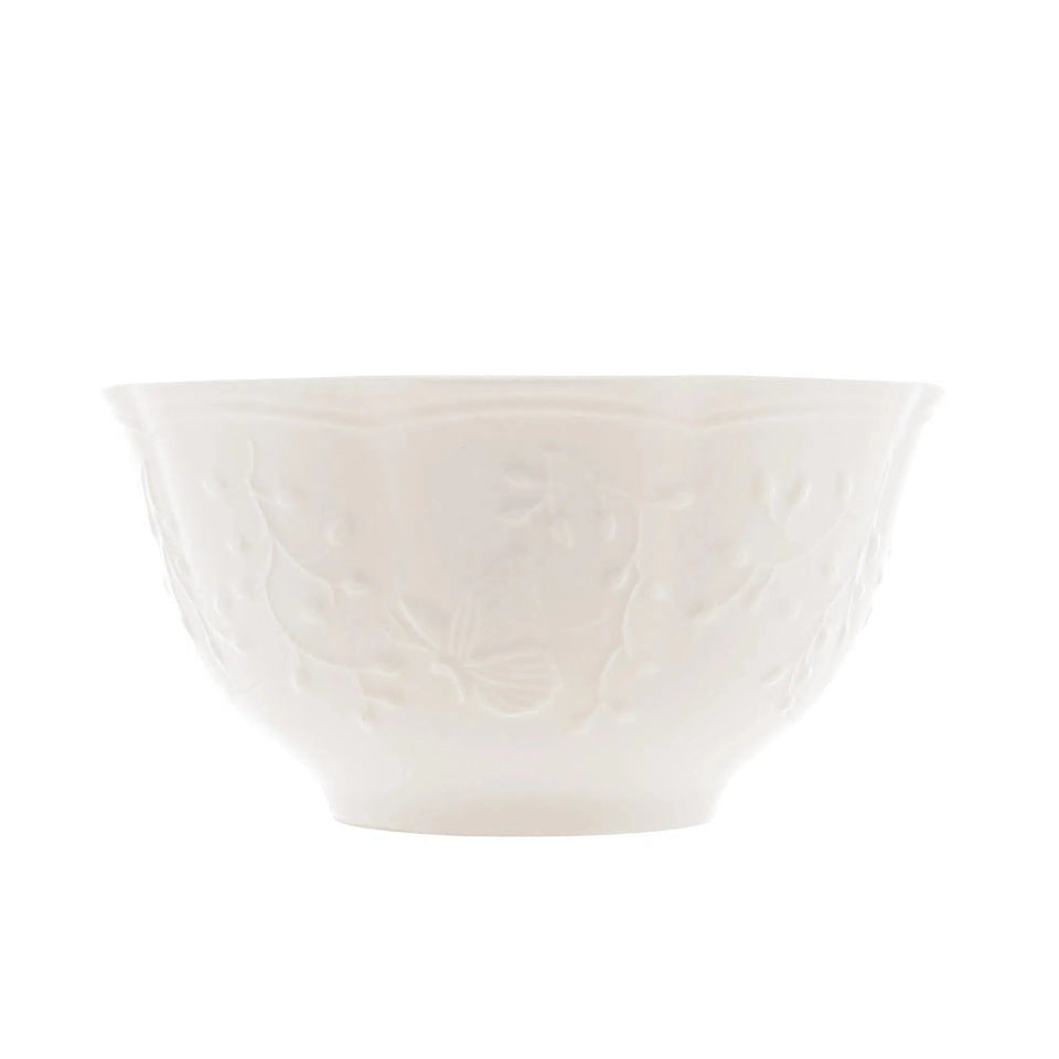 Bowl Porcelana New Bone Butterfly Flower 14x14x7,5cm