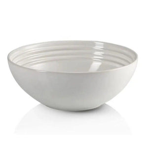 Kit Stockpot Bleu Riviera 26cm + 4 Bowls Redondos Branco 16cm Le Creuset