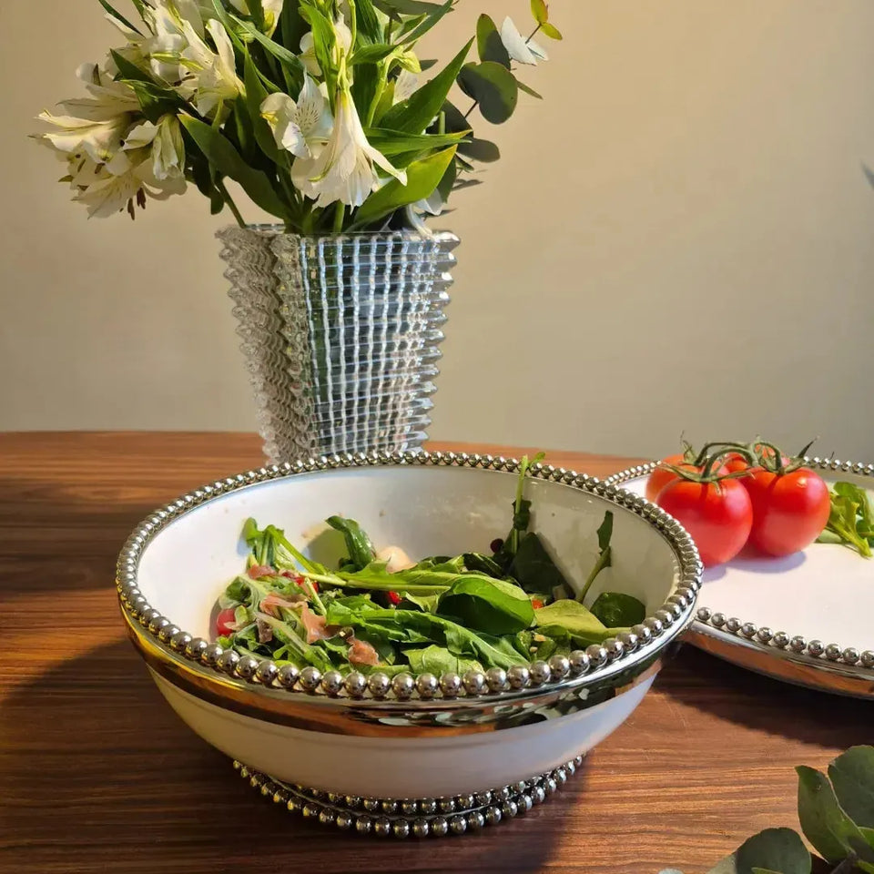 Bowl de Cerâmica Bolinhas Object Bahali 26cm