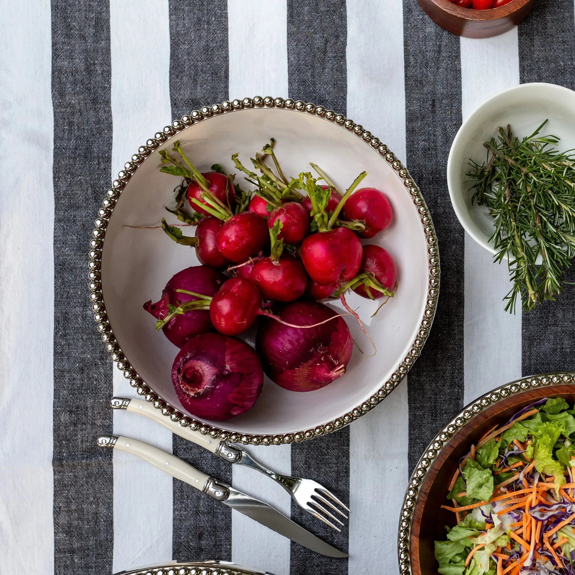 Bowl de Cerâmica Bolinhas Object Bahali 33cm