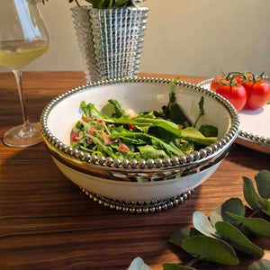 Bowl de Cerâmica Bolinhas Object Bahali 33cm