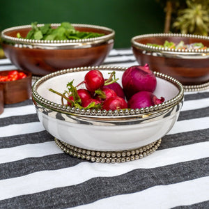 Bowl de Cerâmica Bolinhas Object Bahali 33cm