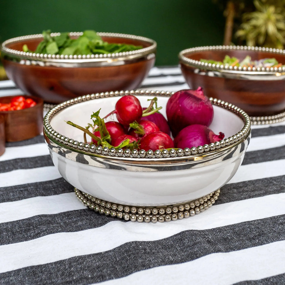 Bowl de Cerâmica Bolinhas Object Bahali 33cm