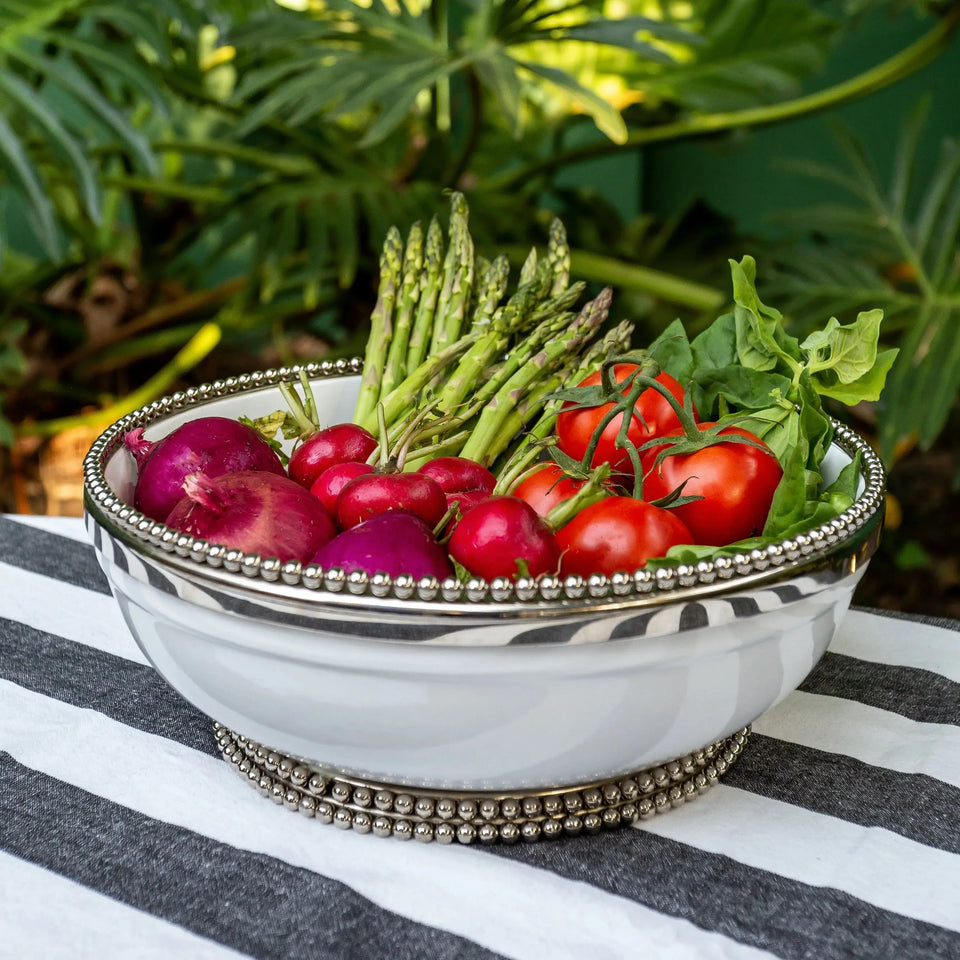Bowl de Cerâmica Bolinhas Object Bahali 33cm