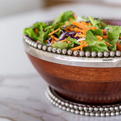 Bowl de Madeira Bolinhas Object Bahali 26cm