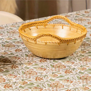 Bowl em Rattan com Alças Duo 31cm