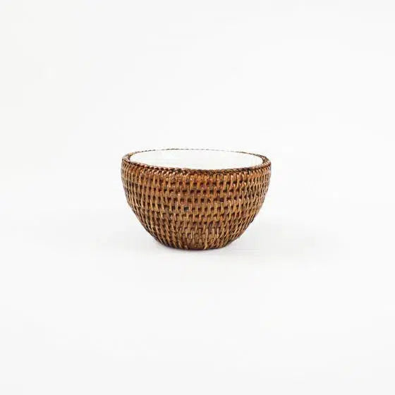 Bowl em Rattan com Suporte Bahali 15cm