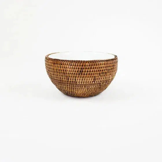 Bowl em Rattan com Suporte Bahali 21cm