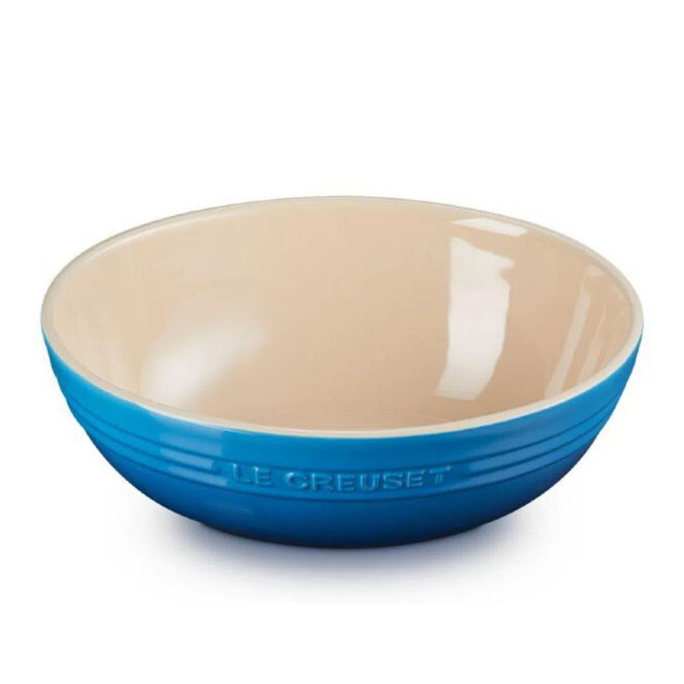 Bowl para Servir Oval Cerâmica Azul Marseille 29cm Le Creuset