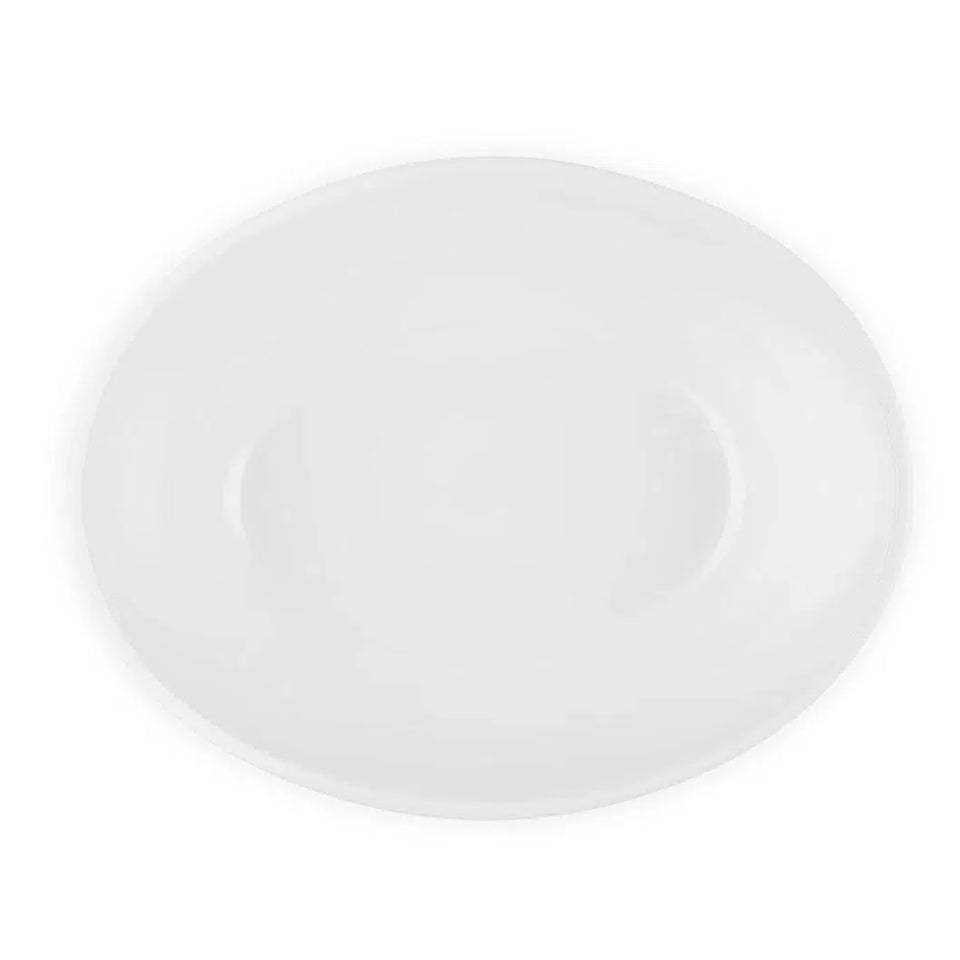 Bowl para Servir Oval Cerâmica Branco 29cm Le Creuset