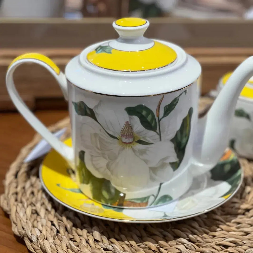 Bule de Chá New Bone China Blummen 1,150L L'Hermitage