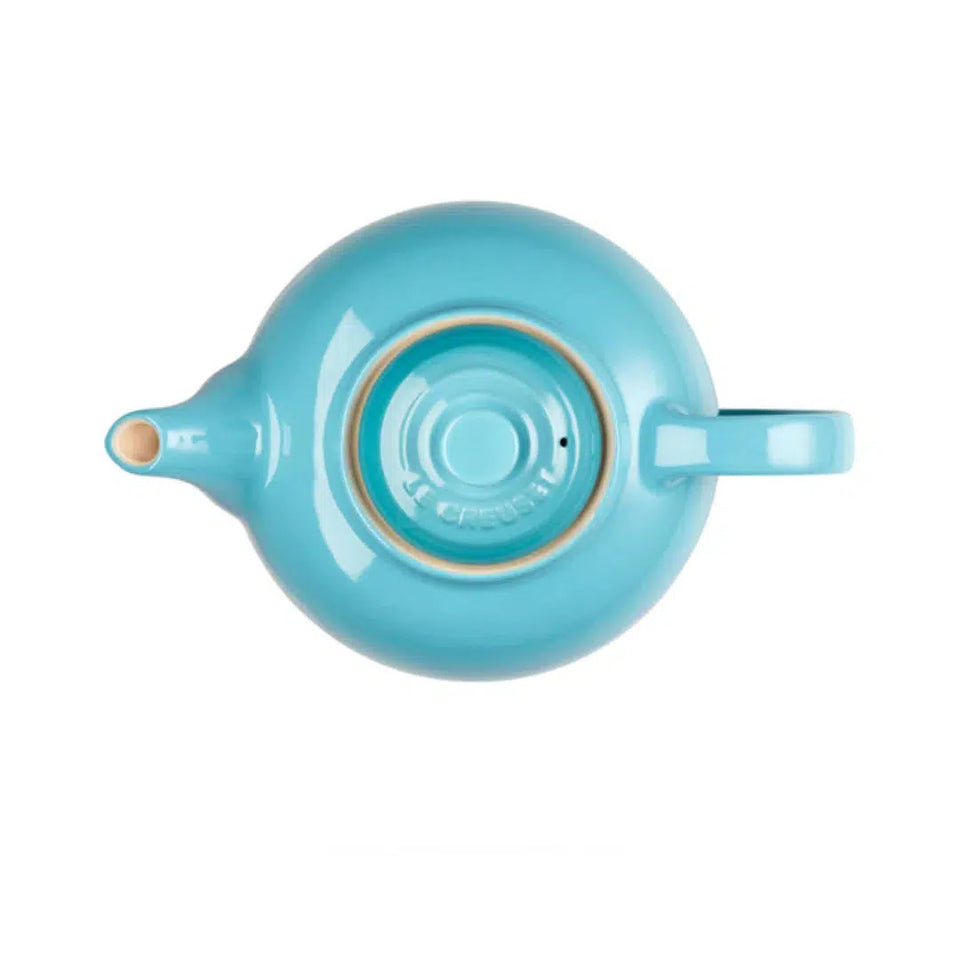 Bule para Chá Clássico Cerâmica 1,3L Azul Caribe Le Creuset