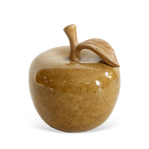 Maça Decorativa Fruit Season Marrom Pequena