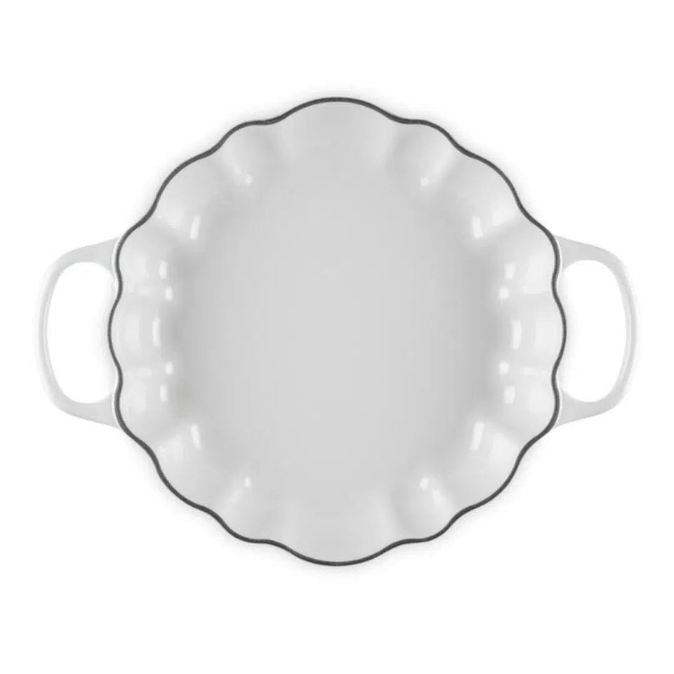 Caçarola Buffet Abóbora Halloween Signature Branco 2,5L 28cm Le Creuset