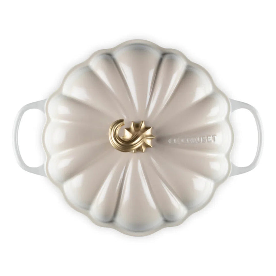Caçarola Buffet Abóbora Halloween Signature Meringue 3,2L 30cm Le Creuset