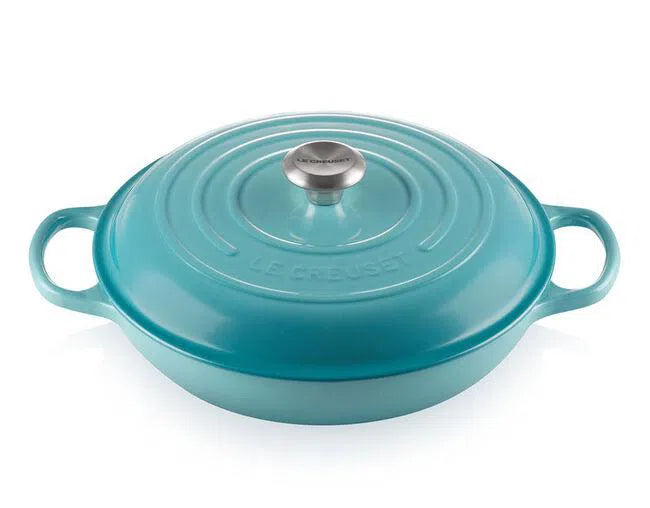 Caçarola Buffet Signature Azul Caribe 2,2L 26cm Le Creuset