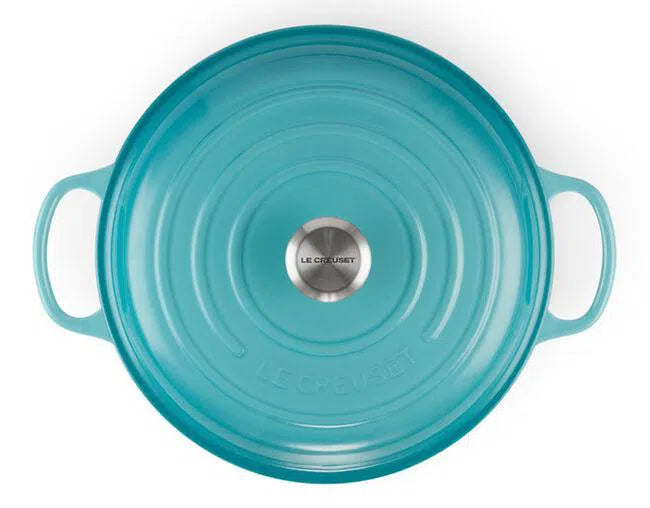 Caçarola Buffet Signature Azul Caribe 2,2L 26cm Le Creuset