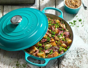 Caçarola Buffet Signature Azul Caribe 2,2L 26cm Le Creuset
