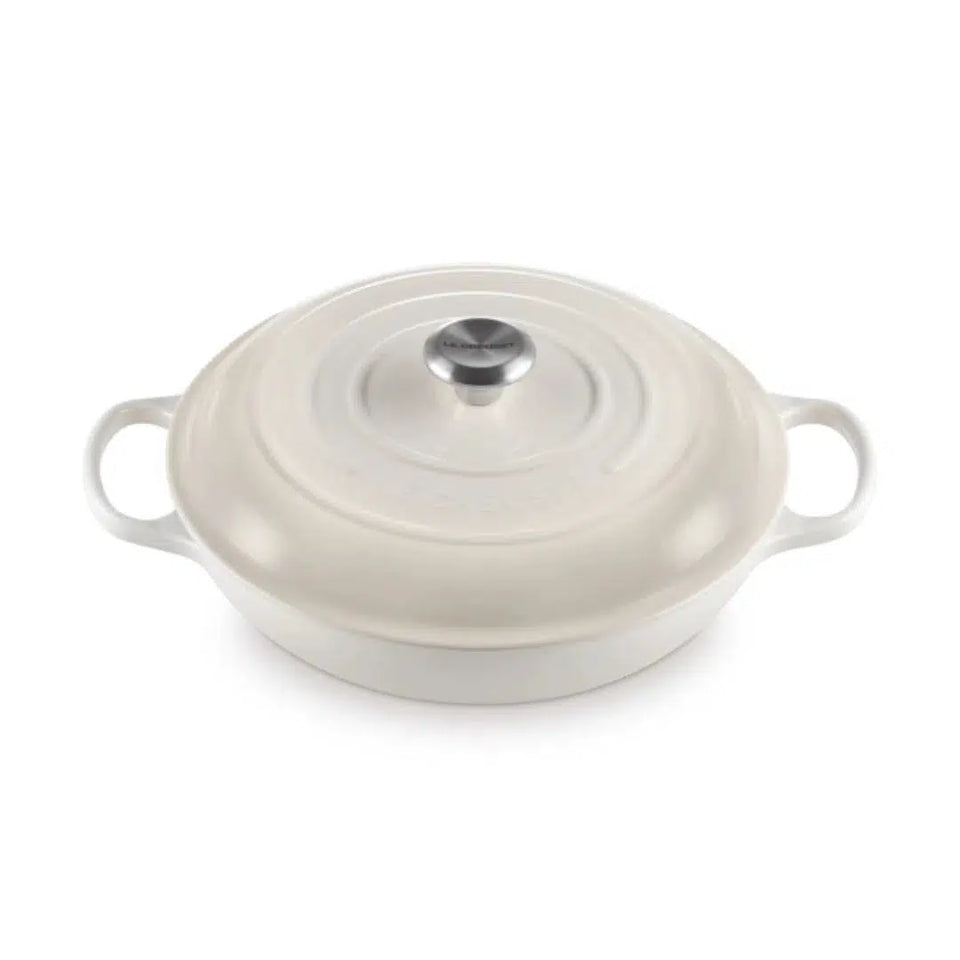 Caçarola Buffet Signature Meringue 3,2L 30cm Le Creuset