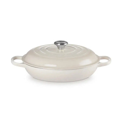 Caçarola Buffet Signature Meringue 3,2L 30cm Le Creuset