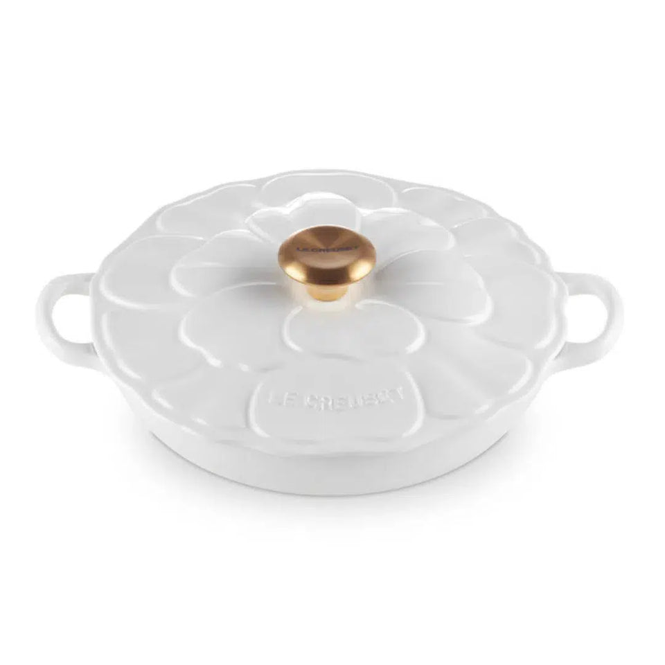 Caçarola Buffet Signature Petal Branco 2,2L 26cm Le Creuset