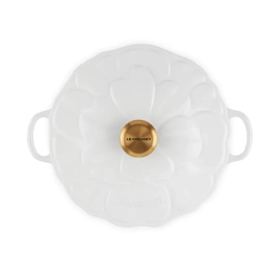 Caçarola Buffet Signature Petal Branco 2,2L 26cm Le Creuset