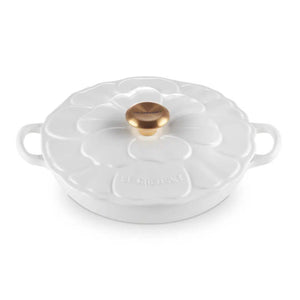 Caçarola Buffet Signature Petal Branco 26cm 2,2L Le Creuset