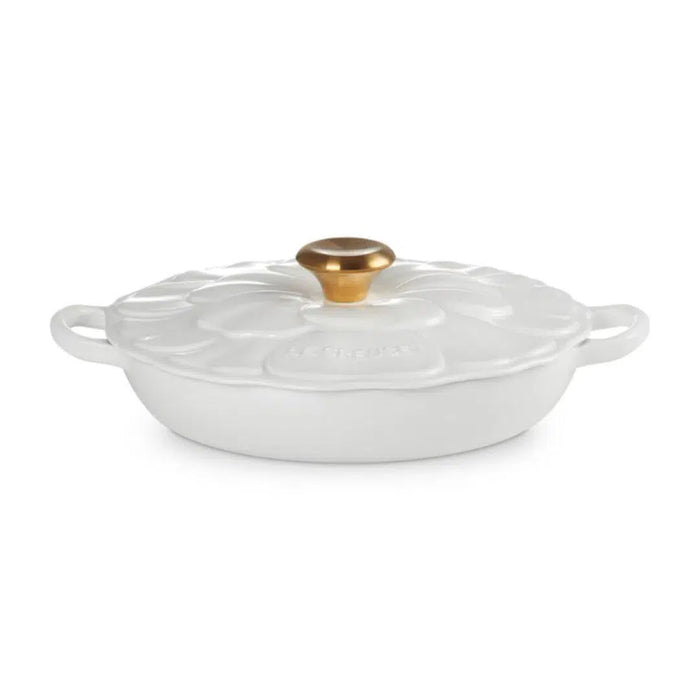 Caçarola Buffet Signature Petal Branco 26cm 2,2L Le Creuset