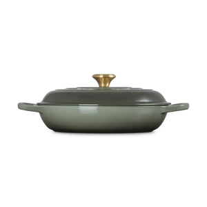 Caçarola Buffet Signature Thyme com Pegador Dourado 3,2L 30cm Le Creuset