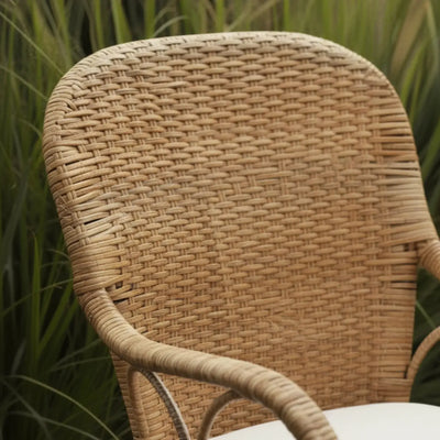 Cadeira Bistro Anyam Rattan Bahali 53x58x92cm
