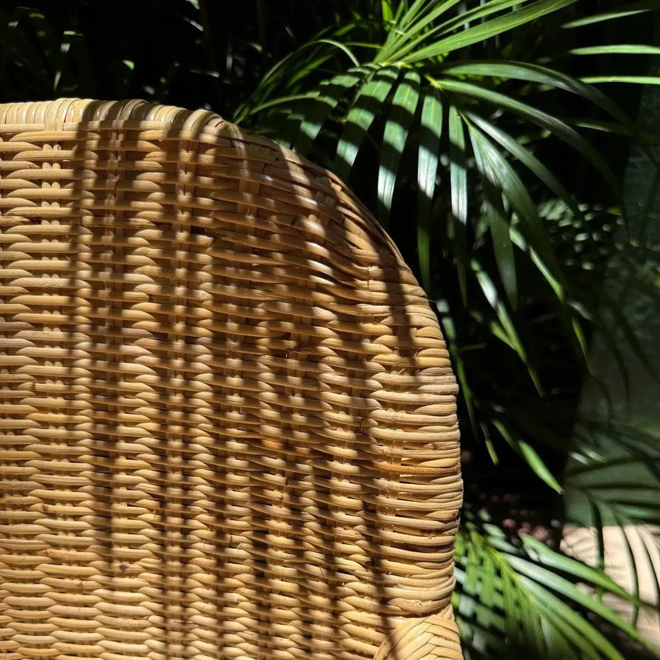 Cadeira Bistro Anyam Rattan Bahali 53x58x92cm