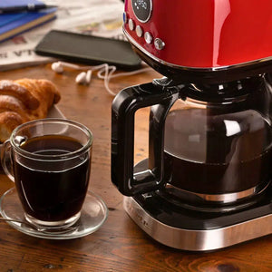 Cafeteira Americana Moderna Vermelha 15 Xícaras 220V 900W Ariete