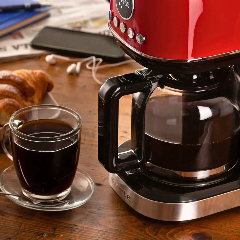 Cafeteira Americana Moderna Vermelha 15 Xícaras 220V 900W Ariete