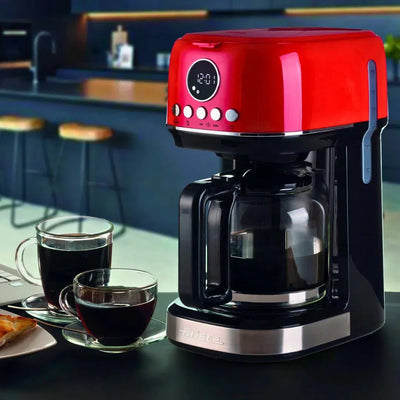 Cafeteira Americana Moderna Vermelha 15 Xícaras 220V 900W Ariete