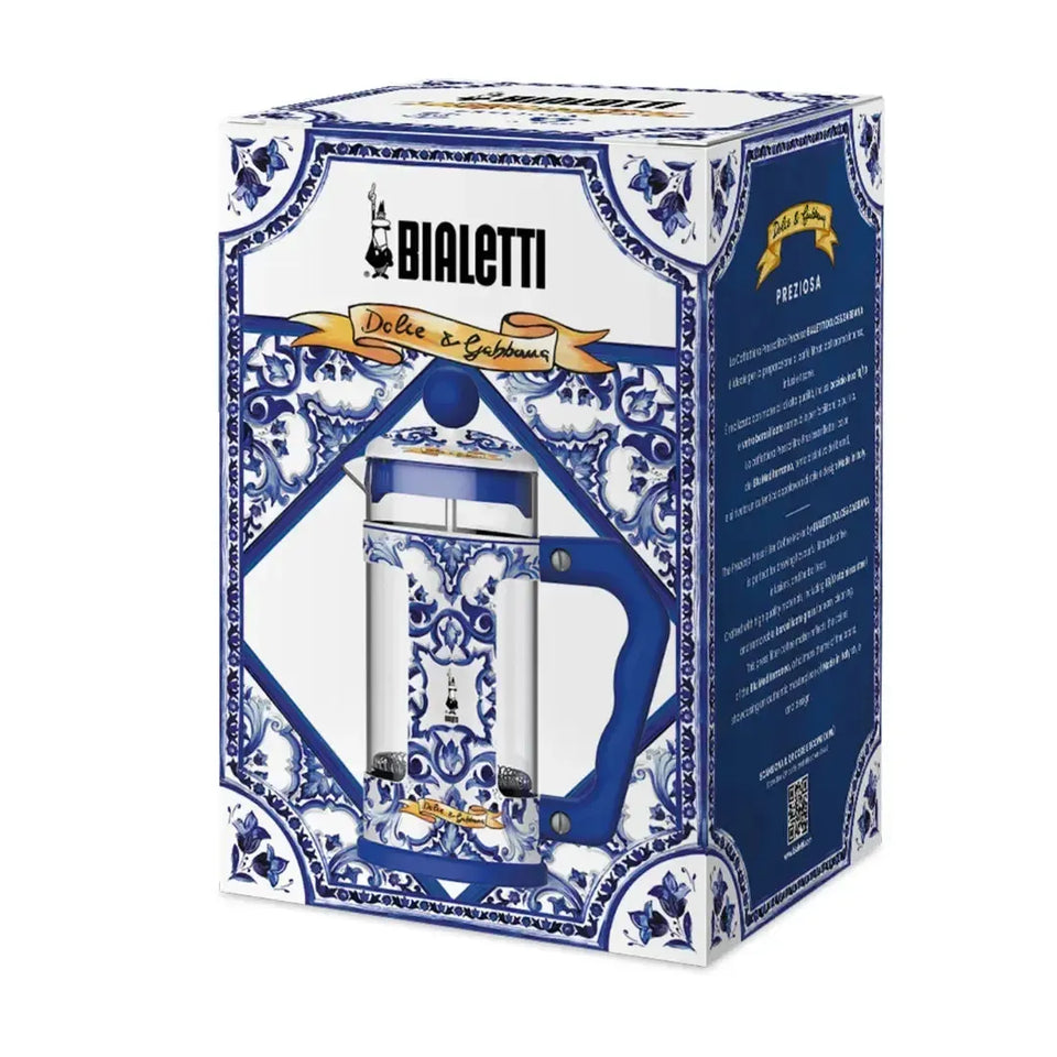 Cafeteira French Press 350ml Dolce & Gabbana Blue Bialetti