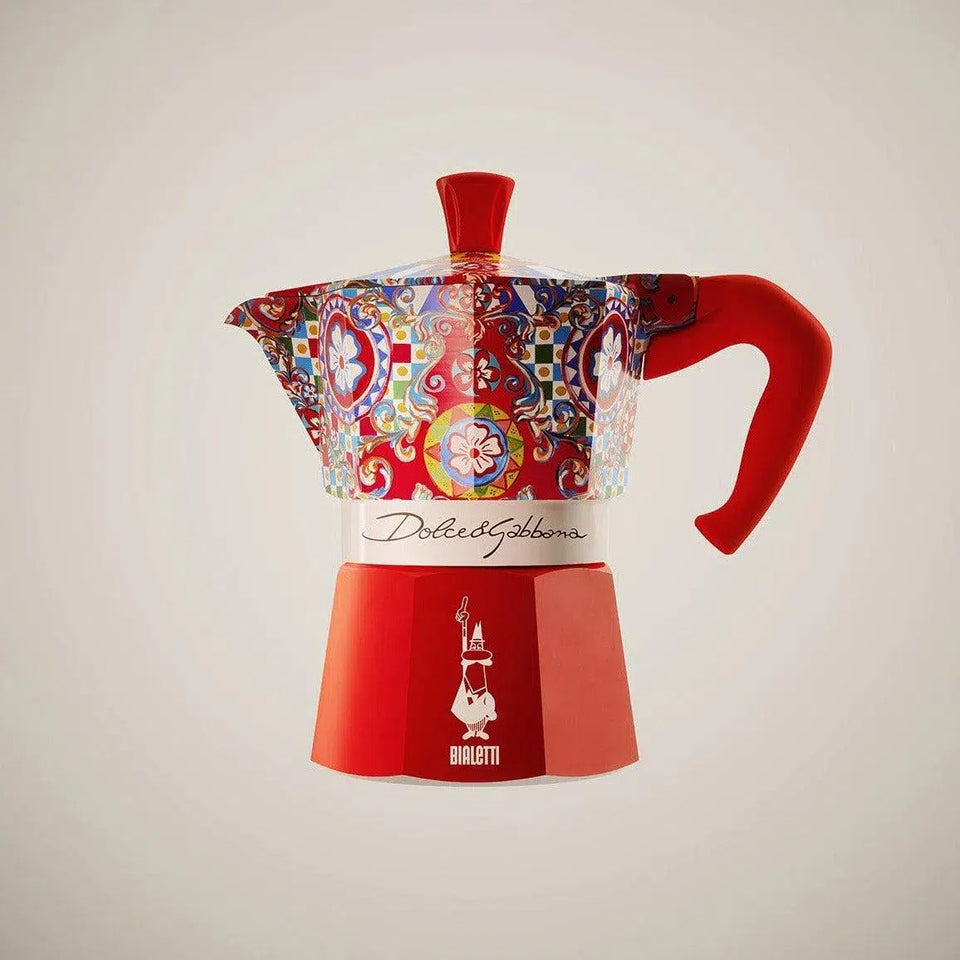 Cafeteira Moka Express Serve 3 Xícaras Dolce & Gabbana Bialetti