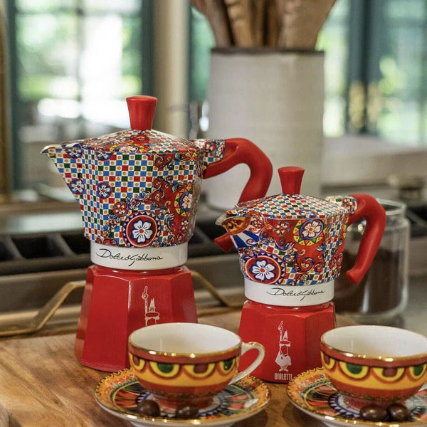 Cafeteira Moka Express Serve 3 Xícaras Dolce & Gabbana Bialetti