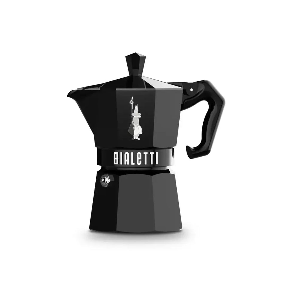 Cafeteira Moka Express Serve 3 Xícaras Exclusive Preto Bialetti