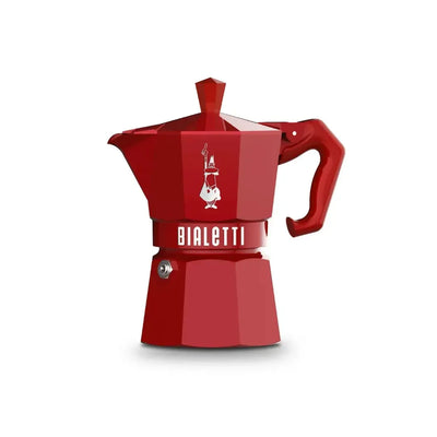 Cafeteira Moka Express Serve 3 Xícaras Exclusive Vermelha Bialetti