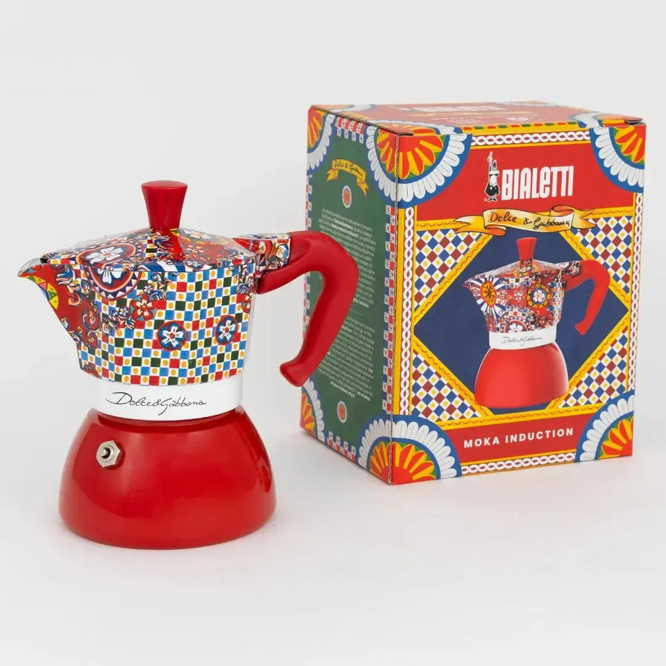 Cafeteira Moka Express Serve 4 Xícaras Dolce & Gabbana Bialetti