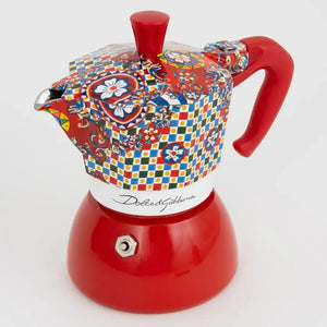 Cafeteira Moka Express Serve 4 Xícaras Dolce & Gabbana Bialetti