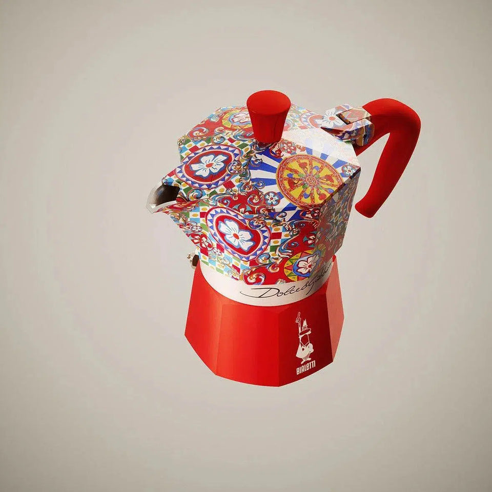 Cafeteira Moka Express Serve 6 Xícaras Dolce & Gabbana Bialetti