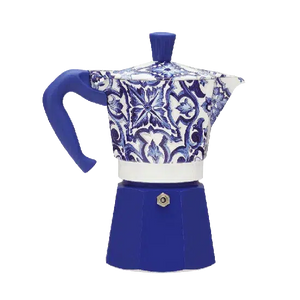 Cafeteira Moka Express Serve 6 Xícaras Dolce & Gabbana Blue Bialetti