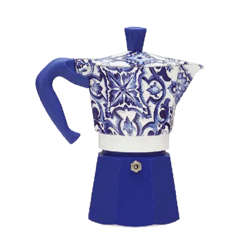 Cafeteira Moka Express Serve 6 Xícaras Dolce & Gabbana Blue Bialetti