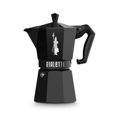 Cafeteira Moka Express Serve 6 Xícaras Exclusive Preto Bialetti