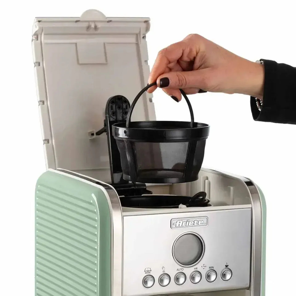 Cafeteira Vintage Verde 4 a 12 Xícaras 220V 900W Ariete